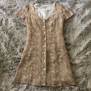 Urban Outfitters Button Down Floral Print Dress
